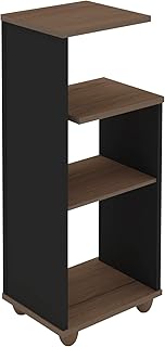 Artelly table with black and brown walnut base, width 33 cm x depth 25 cm x height 78.5 cm.. DIAYTAR NIGERIA: Bringing affordable shopping solutions with a diverse product catalog delivered nationwide.