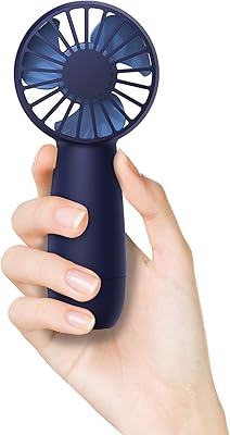 Mini infosun fan, portable fan powered by 4800 mAh battery, powerful personal cooling fan, mini 3 -speed fashion fans (blue).. Quick delivery. Quality products. Great deals. That’s DIAYTAR Nigeria.