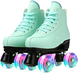 Aligned wheel pads for women in leather Pu collar upper skating shoes.. Experience shopping without compromise at DIAYTAR NIGERIA, with vast selection and quick delivery.