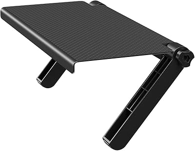 Adjustable upper shelf support for 13 -inch wide television, mounting support for TV for streaming devices, cable decoder, router and interior decoration - Black.. Your everyday shopping destination, DIAYTAR NIGERIA offers unbeatable value with quick delivery times.