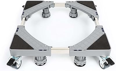 Mobile -based refrigerator support with 8 robust feet and 4 lockable refrigerator wheels for washer, dryer, washer and refrigerator support.. Shop quality and variety at unbeatable prices on DIAYTAR Nigeria — delivery in under 8 days.
