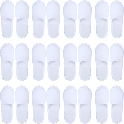 Disposable Disposable Disposable Tentless Pantoufles Unisex adults for SPA guests, House, Hotel, Travel and Holidays - 12 pairs.. DIAYTAR NIGERIA: Where affordability and variety meet with convenient delivery within 8 days.