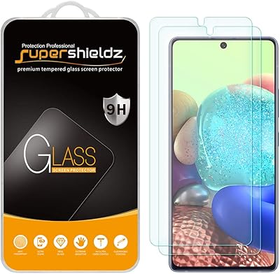 (2 2) SuperShieldz tight glass protector for Samsung Galaxy A71 5G and Galaxy A71 5G UW, 0.33 mm, anti-scratch, without bubbles.. DIAYTAR NIGERIA makes luxury accessible with our affordable prices and dependable delivery service.