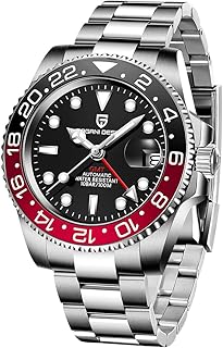 Automatic mechanical watch for men Pagani Design 1662 GMT, stainless steel and sapphire glass, various sports watch and Homber Rafie gift, diver, mechanic.. Elevate your shopping experience with DIAYTAR NIGERIA's vast catalog and budget-friendly options.