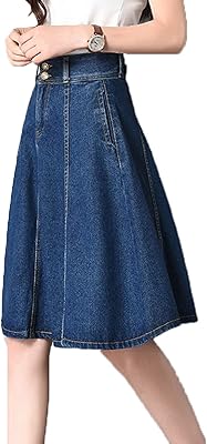 Cute skirts in high -waisted denim for women pockets.. DIAYTAR NIGERIA brings the marketplace to your home with budget-friendly prices and nationwide delivery.
