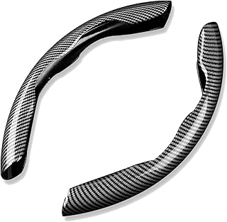 Aicasatm car steering wheel in flexible leather fiber carbon fiber.. DIAYTAR NIGERIA: Your trusted e-commerce partner with extensive product choices and affordable delivery.