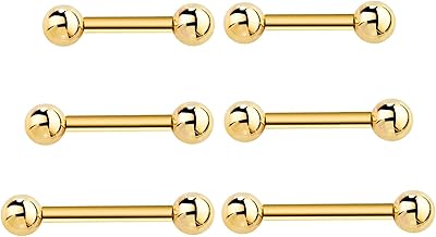 6 pieces 12g-10g (20mm-25mm) thick with external threaded steel 8-10-12-14-16-19mm artificial piercing for tongue.. Nigeria's fastest-growing e-commerce site offers unbeatable prices and delivery within 8 days.