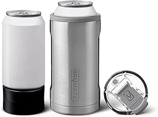 Promide Hopsulator Trio Cooking Insotherms 3 in 1 for cans of 12 oz/16 oz + 100 % waterproof cup with cover | Koozee isothermal can for soft drinks and energy drinks (stainless steel).. Shop anytime, receive on time — only with DIAYTAR Nigeria.