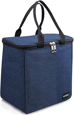 Fagrez lunch bag, large waterproof lunch bag for men and women (navy blue).. Great deals and fast delivery — the DIAYTAR Nigeria guarantee.