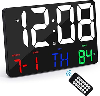 Amigio digital wall clock, large screen 11.4.. Embrace a new era of online shopping with DIAYTAR NIGERIA's extensive range and budget-friendly prices.