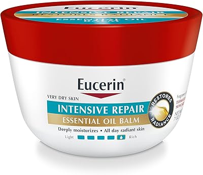 Balm with intensive essential essential oils Eucerin, body balm for very dry skin with essential oils for skin, shea butter and sunflower oil, 7 oz.. Experience the convenience of online shopping with DIAYTAR NIGERIA's reliable 5-8 day delivery service.