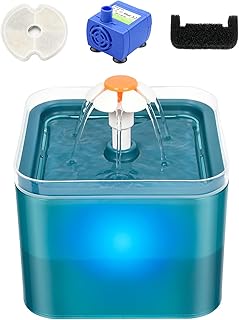 Ikam chat water fountain 2l 3 water modes with silent LED light pump, slow water fountain for pets with 2 cotton filters for cats and small dogs.. Your shopping aspirations fulfilled at DIAYTAR NIGERIA with competitive prices and reliable delivery.