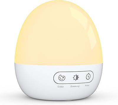 Lyridz night light for children, Baby LED night light, rechargeable table lamp by USB with warm light and cold light for variable brightness, one hour timer, touch control, portable hook, children's locking.. DIAYTAR NIGERIA delivers affordability and convenience to your doorstep within 8 days of purchase.