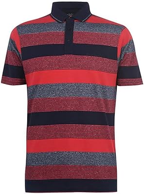 Geometric stripes slim polo shirt for men with distinctive embroidery.. Shop with ease at DIAYTAR NIGERIA and enjoy our extensive product range delivered at affordable rates.