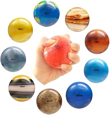 Luxorist 10 pieces anti-stress balls of the solar system, planet and space educational toys, anger management toys, anti-stress sensory balls for party gifts.. Don’t wait weeks for international shipping. DIAYTAR Nigeria offers local delivery within 5 to 8 days, so you get your items when you actually need them.