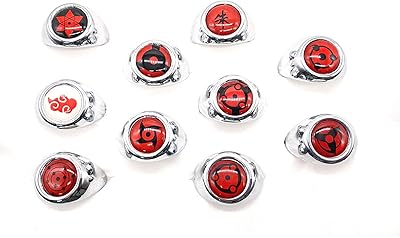 Set of 10 anime rings with anime jewelry chain accessories from Cosplay party open in a.. DIAYTAR NIGERIA connects Nigerians with quality products at affordable prices, delivered in 5-8 days nationwide.