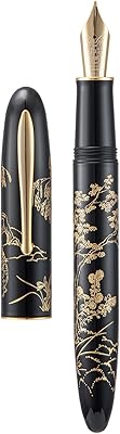 Hongdian n23 black rabbit feather pen, ultra fine iridium feather pen with golden edges and new year rabbit rabbit carrier pattern, smooth writing pen with converter and slot in metal.. DIAYTAR NIGERIA: Where affordability meets variety, with thousands of products delivered in less than 8 days.