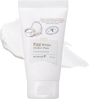 Skinfood Egg Pore Cleansing Foam 150 ml Light and soft foaming face cleaner.. DIAYTAR NIGERIA: Bringing quality products to every Nigerian with affordable nationwide delivery.