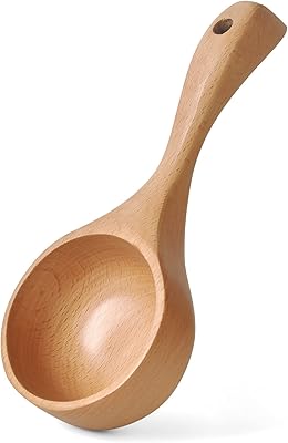 Solid wooden water shovel, bath spoon, wooden teaspoon, wooden ladle, large wooden tablespoons for cooking, serve flour, rice beans.. Need it fast? Need it cheap? Choose DIAYTAR Nigeria.