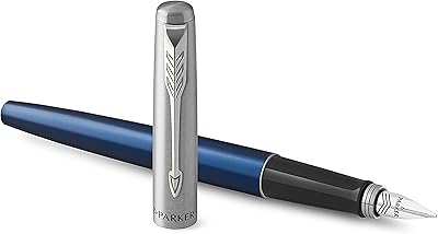 Plume Plume Parker Jotter, blue quality blue metal body, medium point and blue ink - delivered in a gift box.. DIAYTAR NIGERIA: Your partner in affordable online retail with reliable shipping across Nigeria.