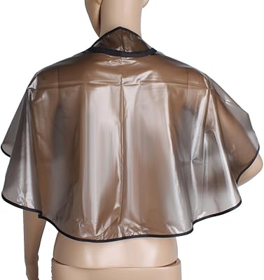 Togaro Professional dyeing cape for hair salon, waterproof shampoo, coloring, hairstyle, makeup, brown, 82 x 60.7 cm.. Shop smarter, not harder with DIAYTAR NIGERIA - thousands of products at your fingertips with affordable delivery.