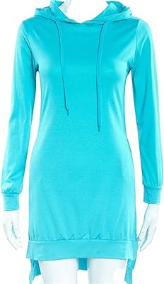 Ingvy Dresses, Women Dress Hooded Hooded Sports Sports Casual Long Sleeves Split Hooded Sweatshirt Women Casual Hooded Sweat (Size: M).. Shop without boundaries at DIAYTAR NIGERIA, offering affordable products with convenient delivery times.