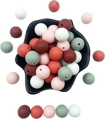 15 mm silicone pearls, 50 pieces of round bulk pearls for sensory bracelets, accessories, jewelry, necklaces.. Experience retail satisfaction with DIAYTAR NIGERIA's comprehensive platform and prompt shipping service.