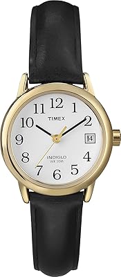 Timex Watch for Women Easy Reader 25 mm with leather and window bracelet.. Fast delivery, fair prices, and full variety — only on DIAYTAR Nigeria.
