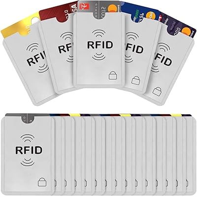 Credit Cartes Joizezez, 20 RFID Credit Card Protectors, Waterproof Credit Cards, Identity Cards and Debit Cards for Men and Women.. The future of Nigerian shopping is here — DIAYTAR Nigeria.