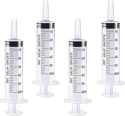 Sammo 4 pieces 60ml plastic syringe feeder for animals measurement tools.. Experience the convenience of one-stop shopping with DIAYTAR NIGERIA's diverse and affordable marketplace.