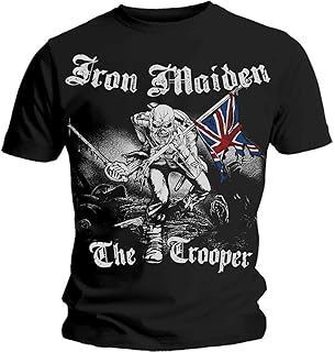 قميص rock off iron maiden sketched trooper for men.. DIAYTAR NIGERIA: Bringing the marketplace to every Nigerian with affordable prices and quick delivery.
