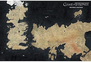 Gb eye gbydco140 game of thrones carte de westeros 61 x 91,5 cm maxi poster.. DIAYTAR NIGERIA combines affordability with convenience, delivering your purchases within 5-8 days.