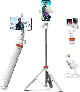 Usos Selfie Stick tripod with light 62 -inch Solid Portable Portable Tropod for iPhone for iPhone.. Experience DIAYTAR NIGERIA, where extensive product variety meets pocket-friendly prices and reliable delivery.