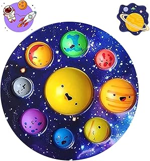 Lamvpker Solar System Fosette For Children Simple Planet Dimple Dimensions Poppet Fidget Toy Astronomy Spatial Toys Educational Toys for Day gifts gift gifts.. Fast delivery is our promise — DIAYTAR Nigeria keeps it real.