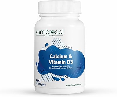 Ambrocial calcium and vitamin D3 calcium tablets | Calcium supplement very effective for the health of bones, muscles and teeth | High resistance calcium tablets | 60 capsules.. DIAYTAR NIGERIA: Where shopping meets satisfaction with affordable prices and delivery within 8 days.