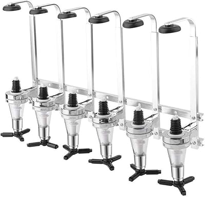 Stainless steel wall holder, 6 bottles of BUT BUT DRAKE BOOK STAIRS.. DIAYTAR NIGERIA connects you with thousands of products at competitive prices, delivered within a week.
