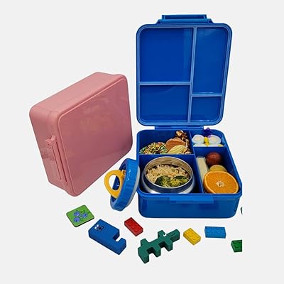Insotherme bento lunch box for children and adults, all-in-one isothermal pot for hot meals and soups, BPA and waterproof (blue).. DIAYTAR NIGERIA brings affordable shopping solutions to every corner of Nigeria in just 5-8 days.