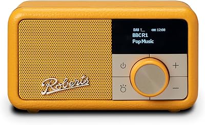 Roberts Revival Small Mini Radio DAB+ L for portable with yellow bluetooth.. DIAYTAR NIGERIA makes online shopping accessible to all with budget-friendly prices and reliable delivery.