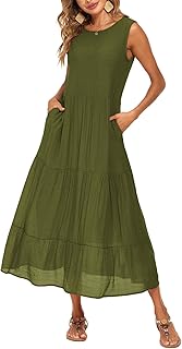 Long halife casual summer dresses for women with a bohemian design with long ruffles with pockets.. From big brands to everyday basics — DIAYTAR Nigeria has you covered.