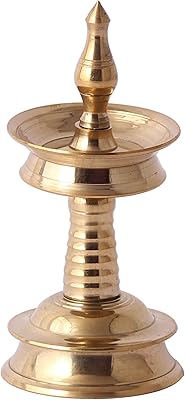 KK lamp in hand -plated brass handed (15 cm x 7.5 cm x 15 cm, bronze).. DIAYTAR NIGERIA: Bringing quality products to every Nigerian home at prices everyone can afford.