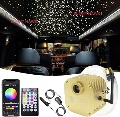 New upgrade 16W The LED optical fiber optical starkeeper Kit, Bluetooth/Distance music mode 28 keys, Starlight head lighting kit, 460 mixed pieces (0.03 inch + 0.04 inches + 0.06 inches) 13.1 feet.. Shop from thousands of products at DIAYTAR NIGERIA and enjoy budget-friendly nationwide delivery.