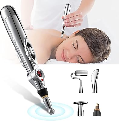 Acupuncture pen, 5 in 1 electronic massage pen to relieve pain/powerful southern energy pen, Chinese medicine, acupuncture for a healthy life.. DIAYTAR NIGERIA: Your partner in affordable e-commerce with dependable delivery across Nigeria.