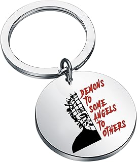 KEYCHIN Hellraiser Fans Key Rabbing Horror Film Fans of Demons Gift Films to some Angels to other jewelry for family friends.. Experience the convenience of one-stop shopping with DIAYTAR NIGERIA's diverse and affordable marketplace.