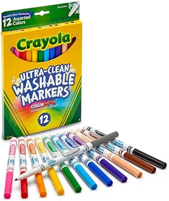12 pencils with Color Max markers with matching colors, super clean and washable.. Save time and money with DIAYTAR Nigeria’s online store.