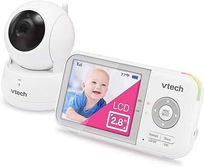 Video VTECH VTECH VM923 Video Monitor with autonomy of 19 hours, range of 1,000 feet, panoramic and panoramic, improved night vision, 2.8 -inch screen, bidirectional voice conversation, temperature sensor, energy saving mode and lullabies.. DIAYTAR NIGERIA brings affordable shopping solutions to every corner of Nigeria in just 5-8 days.
