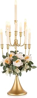 Golden Zekeke Arch Arch For Wedding Table - 27 -inch candlesticks for candlesticks, high candles and flower table centers for weddings and events.. Shop with purpose at DIAYTAR NIGERIA, where your money goes further and delivery is always prompt.