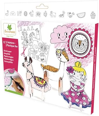 Sycomor - Arts & Crafts - Crazy Baking Paper - Pack of 12 projects.. Your budget-friendly online marketplace, DIAYTAR NIGERIA delivers a world of products in just 5-8 days.