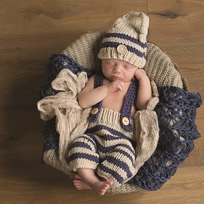 Photography clothing for newborn, crochet knitted suit, baby unisex from 0 to 6 months.. DIAYTAR NIGERIA transforms online retail with unbeatable prices and consistent delivery timeframes.