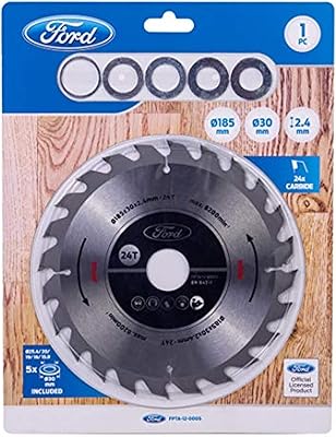 Ford Tools 24T Ford Tools Circular saw blade for wood cutting, 185 x 30 x 2.4 mm, FPTA-12-0005.. DIAYTAR NIGERIA: Where shopping dreams become reality with budget-friendly prices and prompt delivery.