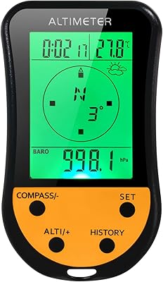 Electronic digital altimeter 8 in 1 Multifunction LCD Retro-LCD mini altimeter barometer Bouss Thermometer thermometer forecast forecast clock calendar for outdoor climbing fishing fishing.. The future of Nigerian shopping is here — DIAYTAR Nigeria.